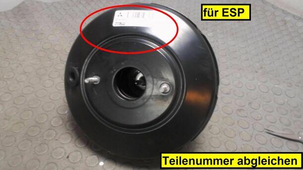 Foto: BREMSKRAFTVERSTÄRKER eines Smart smart forfour Cup