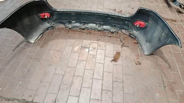 Foto: STOSSFÄNGER / STOßSTANGE HINTEN eines Hyundai Santa Fe 2.2 CRDi 4WD CL