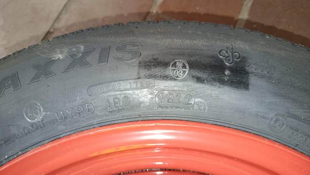 Foto: NOTRAD eines Suzuki SX4 1.6 VVT