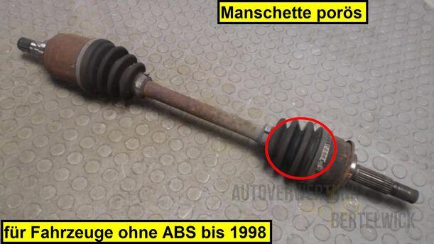Foto: ANTRIEBSWELLE LINKS eines Nissan Micra 1.0