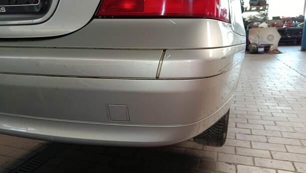 Foto: STOSSFÄNGER / STOßSTANGE HINTEN eines Mercedes-Benz C 220 CDI