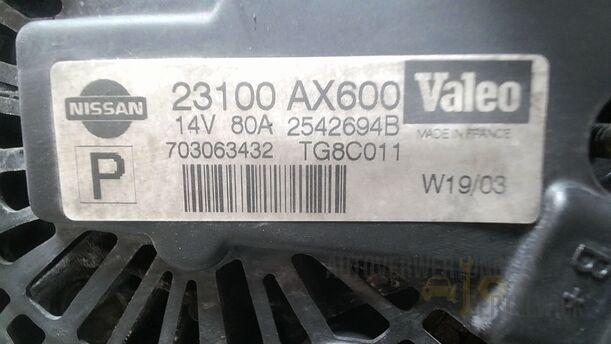 Foto: LICHTMASCHINE ( 80 A ) eines Nissan Micra 1.2 Fun