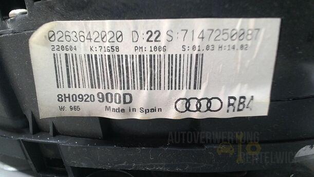 Foto: TACHOEINHEIT/ KOMBIINSTRUMENT eines Audi A4 Cabriolet 2.5 TDI Fun