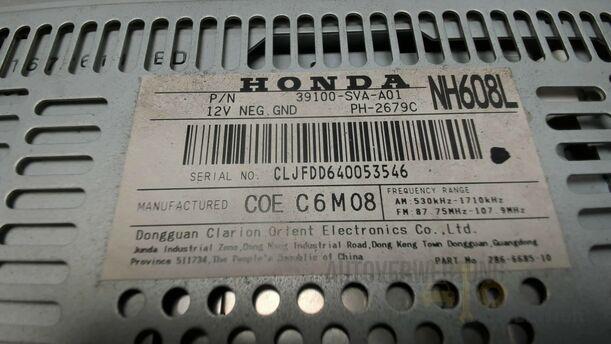 Foto: RADIO eines Honda Civic 1.8i-VTEC Attraction