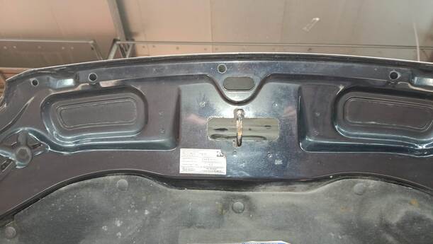 Foto: MOTORHAUBE eines Fiat Idea 1.2 16V Attraction