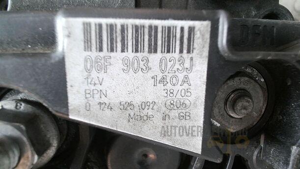 Foto: LICHTMASCHINE ( 140A ) eines Audi A4 Avant 2.0 TDI Attraction