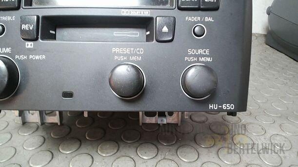 Foto: RADIO KASSETTE HU650 (OHNE RADIOCODE ) eines Volvo S80 2.5T CL