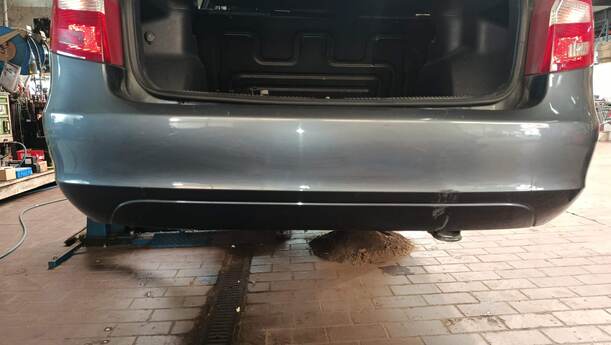 Foto: STOSSFÄNGER/ STOßSTANGE HINTEN ( COMBI ) eines Skoda Fabia 1.2 HTP Combi