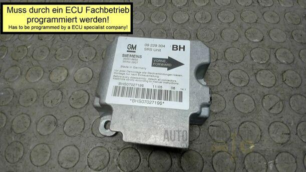 Foto: AIRBAGSTEUERGERÄT eines Opel Astra Cabrio 2.2 16V