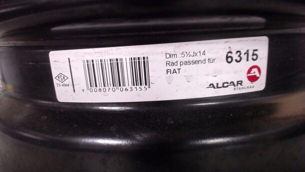 Foto: STAHLFELGE 5,5X14 ET35 eines Ford Ka 1.2