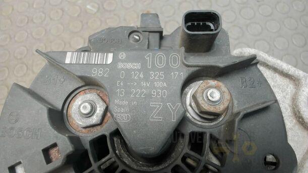 Foto: LICHTMASCHINE / GENERATOR ( 100A ) eines Opel Corsa 1.2 16V
