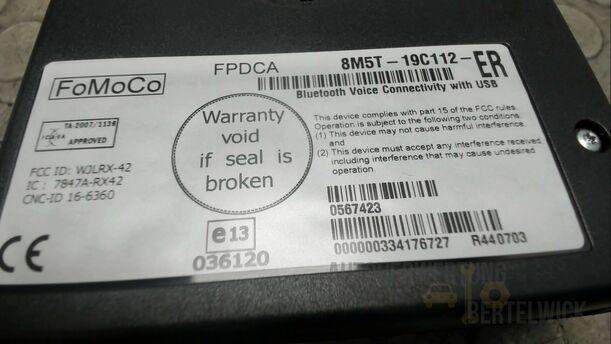 Foto: SCHNITTSTELLEMODUL BLUETOOTH eines Ford Mondeo Turnier 2.0 TDCi Aut.
