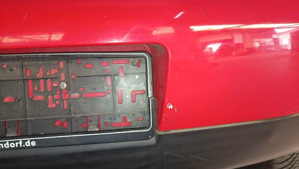 Foto: STOSSFÄNGER / STOßSTANGE HINTEN eines VW Lupo 1.0 GL