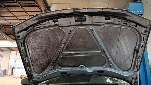 Foto: MOTORHAUBE eines VW Golf 1.4 GL