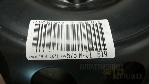 Foto: STAHLFELGE 6,5X16 ET42 eines VW Golf 1.4