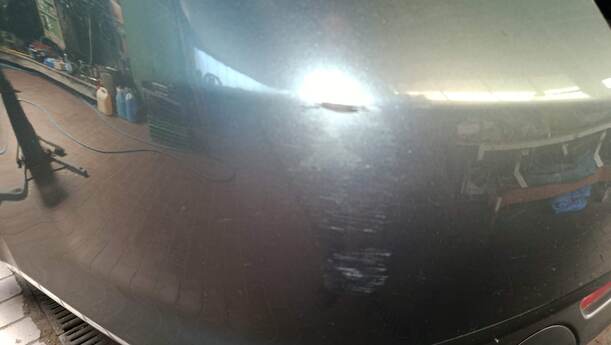 Foto: STOSSFÄNGER/ STOßSTANGE HINTEN ( KOMBI ) eines Mazda 6 Sport Kombi 2.2 CD DPF