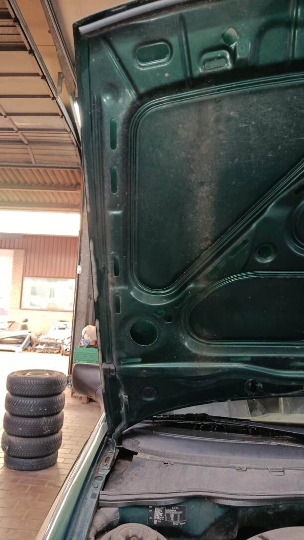 Foto: MOTORHAUBE eines Seat Cordoba Vario 1.4 Special