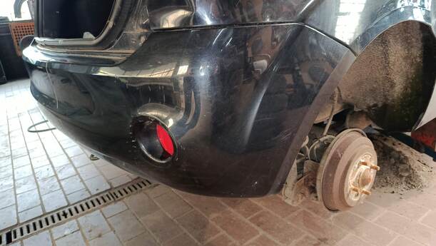 Foto: STOSSSTANGE / STOSSFÄNGER HINTEN eines Ford Fiesta 1.4 Special