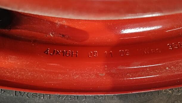 Foto: NOTRAD 16 ZOLL eines Suzuki SX4 2.0 DDiS Special