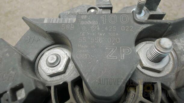 Foto: LICHTMASCHINE / GENERATOR 100 A eines Opel Meriva 1.6 16V Easytronic Special