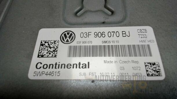 Foto: STEUERGERÄT EINSPRITZUNG / MOTORSTEUERGERÄT eines VW Golf Plus 1.2 TSI Special