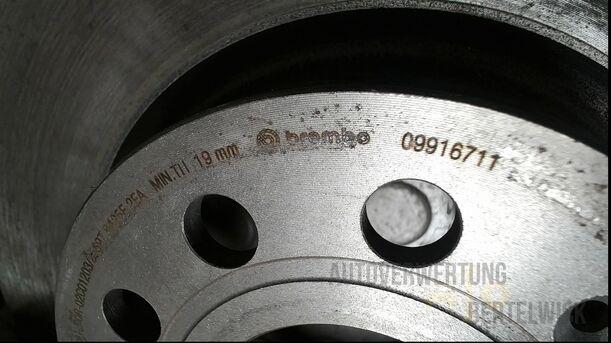 Foto: BREMSSCHEIBEN ( BREMBO ) eines VW Golf Plus 1.2 TSI Special